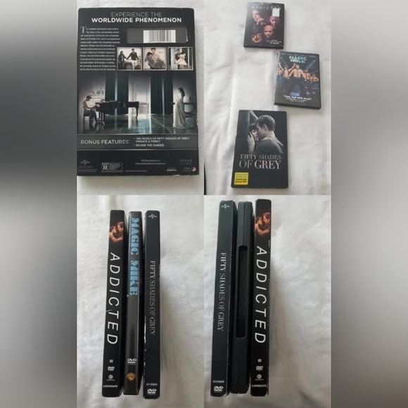 ADDICTED, FIFTY SHADES OF GREY, & MAGIC MIKE DVD'S BUNDLE PACK. - Picture 3 of 8